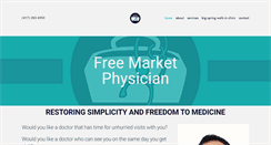 Desktop Screenshot of freemarketphysician.com